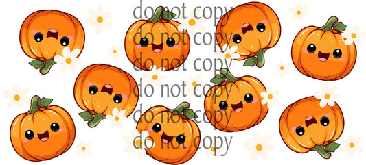 Pumpkin 16oz Sublimation Transfer