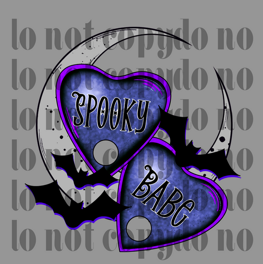 spooky babe 4 inch vinyl decal