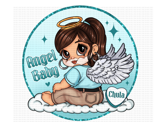 Angel baby HTV T Shirt Transfer