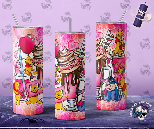 Forest Friends Valentines cups (10 business days) MTO