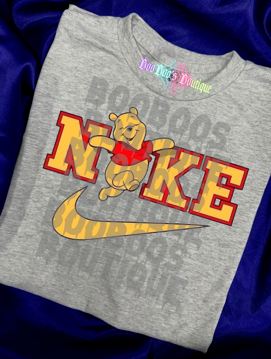 YELLOW BEAR CHECK Sublimation Unisex Tshirt (7 business days)